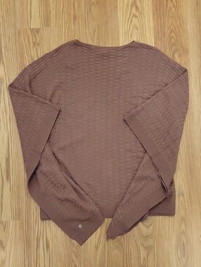Lululemon Divinity Poncho Spanish Oak OS